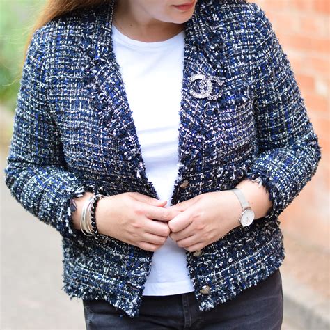 chanel tweed jacket 2017|chanel tweed jacket zara.